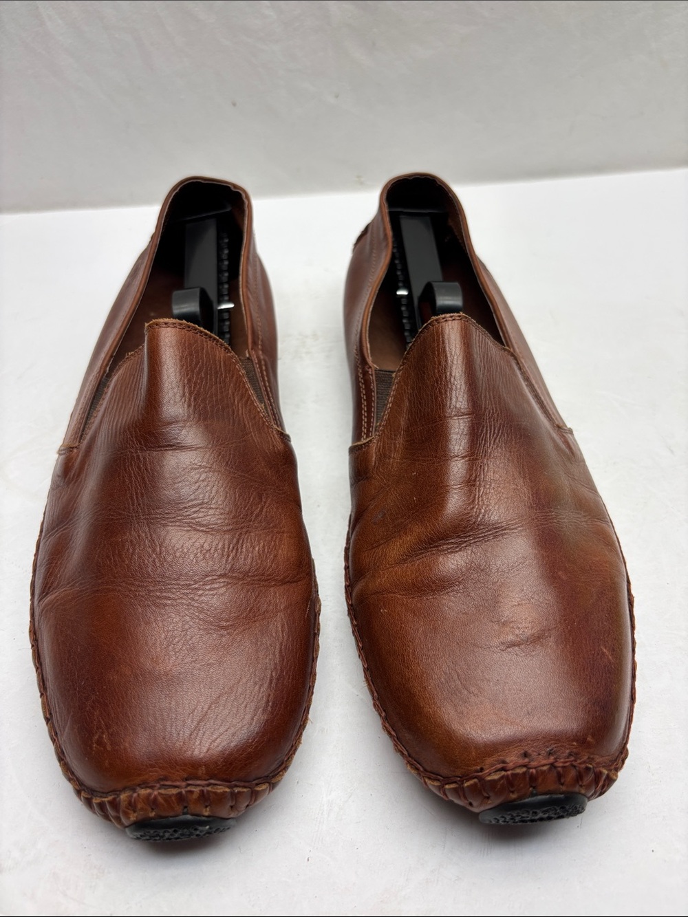 Pikolinos Men's Slip-On Leather Loafers in Brown, SZ 43, box 67